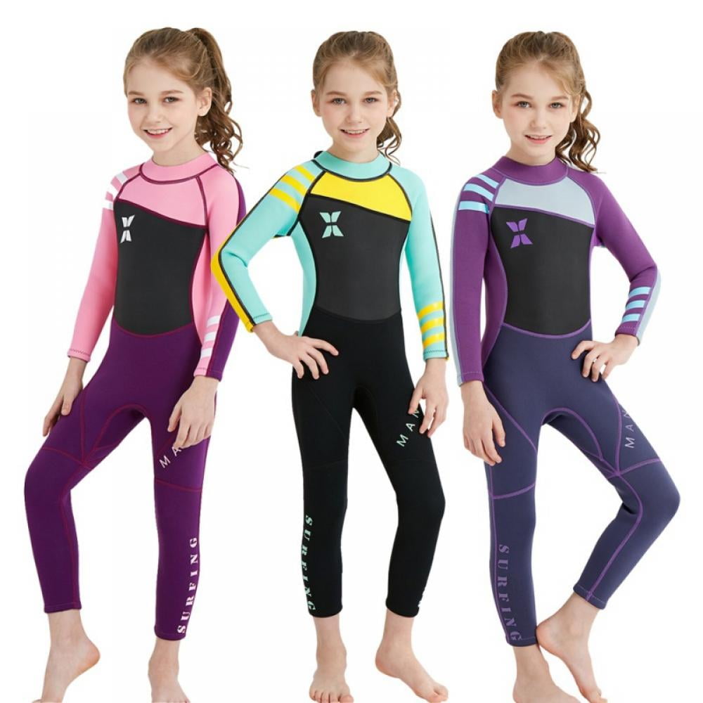 Toddler Kids Boys Girls 2.5mm Neoprene Wetsuit Thermal One Piece