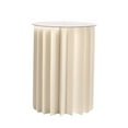 thumbnail image 6 of Efavormart 16" Ivory DIY Accordion Cylinder Cardboard Folding Pillar Pedestal Box, Display Column Stand With Round Top Plate, 6 of 6