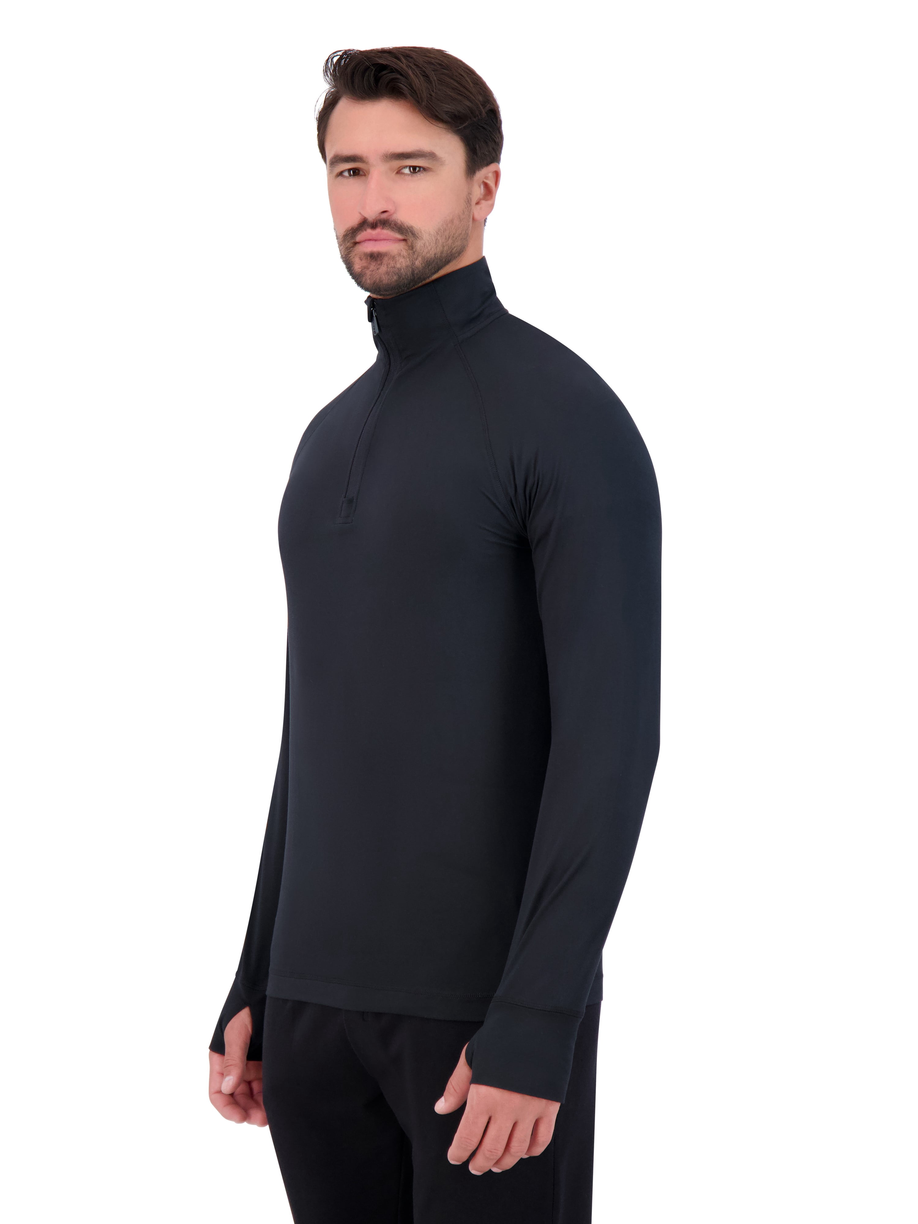 Gaiam Men’s Commuter Quarter-Zip Pullover with Long Sleeves, Sizes S-XL