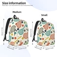thumbnail image 2 of Easygdp Racket and Tennis Ball for Durable Canvas Laptop Backpack - Adjustable Shoulder Strap, Large Capacity, Fits 15-17in Laptops, for School, Work, Travel-Small, 2 of 5