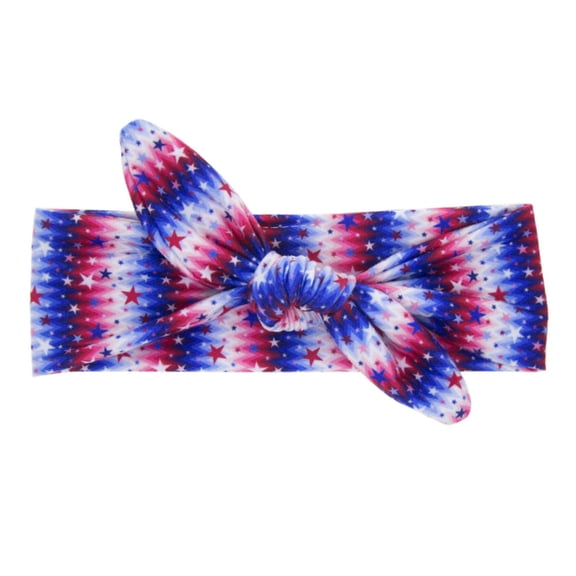 kaondbfi Summer Essentials 4th of July Accessories 250th Anniversary Usa Headbands for Girls 1PC Independence Day Bowknot Hair Ropes Hair Ties for Girls