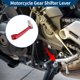 thumbnail image 2 of Palanca de cambio de motocicleta plegable para Honda CRF150F 2003-2017, aleación de aluminio, palanca de cambio roja con cabeza plateada, 2 of 6