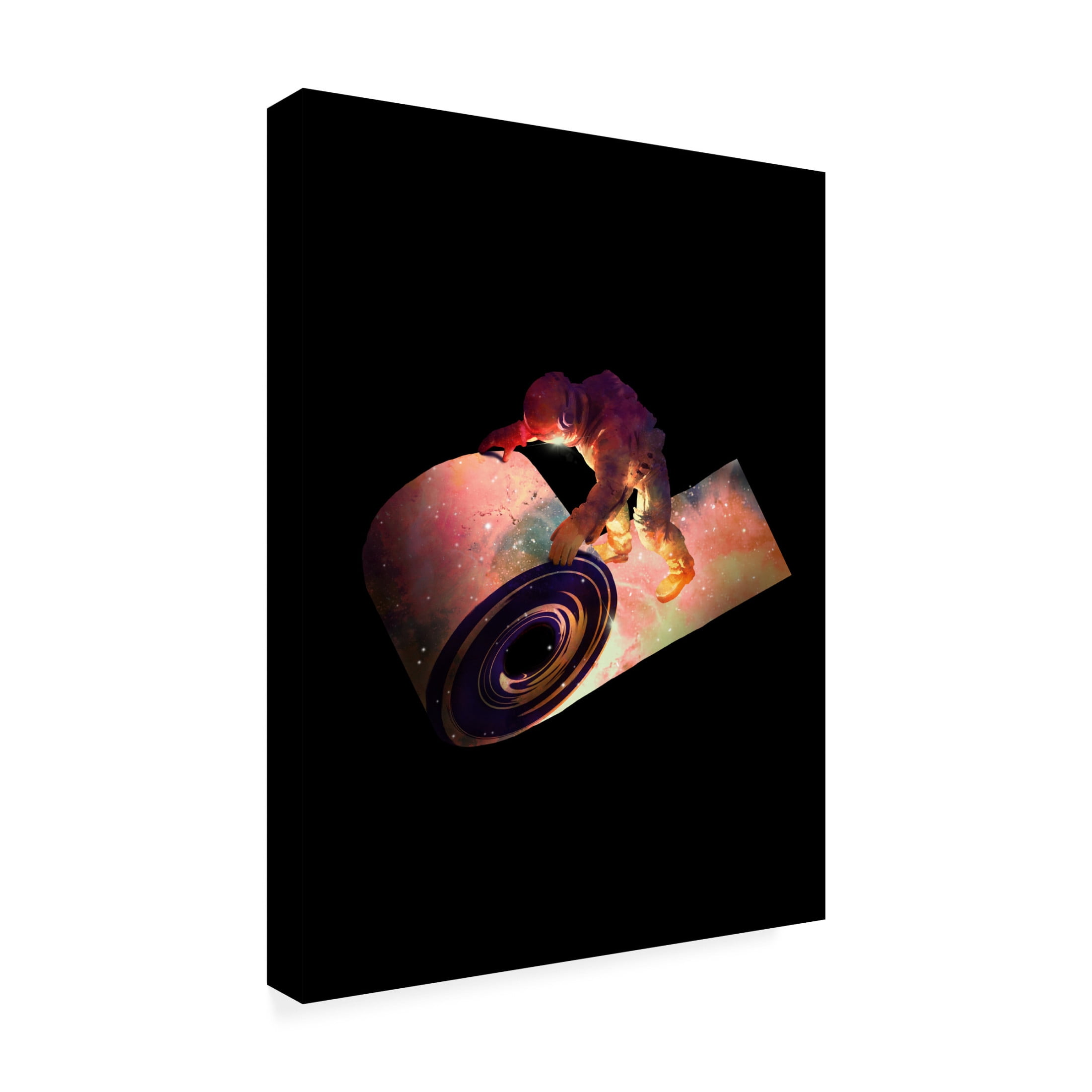 Canvas Wall Art - Francis Minoza 'Roll Out' Wall Art for Living Room, Bedroom, or Office D?cor by Trademark Fine Art - 35 x 47 Inches