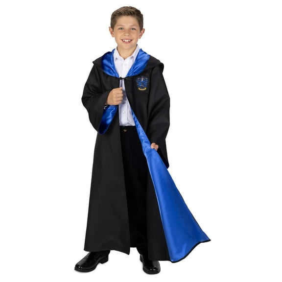 Premium Harry Potter Ravenclaw Hogwarts Official Robe Dress Up Cosplay Wizarding World Pretend and Play for Child Ages 10 Years and Up Unisex Fit