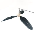 thumbnail image 3 of Cat Wand Toy Wire Elastic Fake Feather Funny Cat Teaser Toy Pet Interactive Wand, 3 of 10