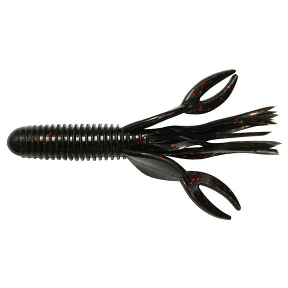 Big Bite Baits Craw Tube Black Neon