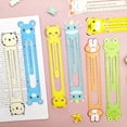 thumbnail image 3 of 1 PCS Kawaii Cartoon Animals Stationery Drawing Gift Office School Supplies Magnet Plastic Cute Funny Straight Ruler B, 3 of 6