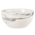 thumbnail image 2 of American Atelier, Round, Marble White and Gray, Porcelain Dinnerware Set, 16-Piece, 2 of 7