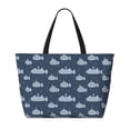 thumbnail image 2 of Daiia Submarine With Periscope Beach Travel Bag - Water-Resistant Beach Bag, Lightweight Tote with 7 Pockets for Women and Men - Gym,Pool,Camping,Reusable Grocery Bag, 2 of 7