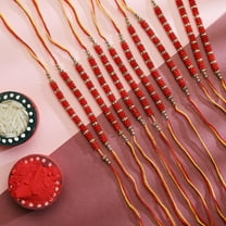 Set of 12 Rakhi for Brother Rakhi Thread for Bhai Bhabhi Bhaiya Bhabhi and Bhatiji veera Raksha Bandhan Rakhi gift Pack Set Dora Bracelet Kalwa for Brother Sister Indian Traditional Festival Rakhi