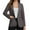 Grey, variant on Gyexs Blazers for Women Casual Oversized Open Front Long Sleeve Suit Jackets Work Business Dressy Tops Fall Winter Coat, Black, Size M