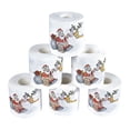 thumbnail image 1 of Teissuly Clearance Hollow Replacement Roll Paper Print Interesting Toilet Paper Table Kitchen Pape(multcolor, ) Teissuly WER202309090337, 1 of 6
