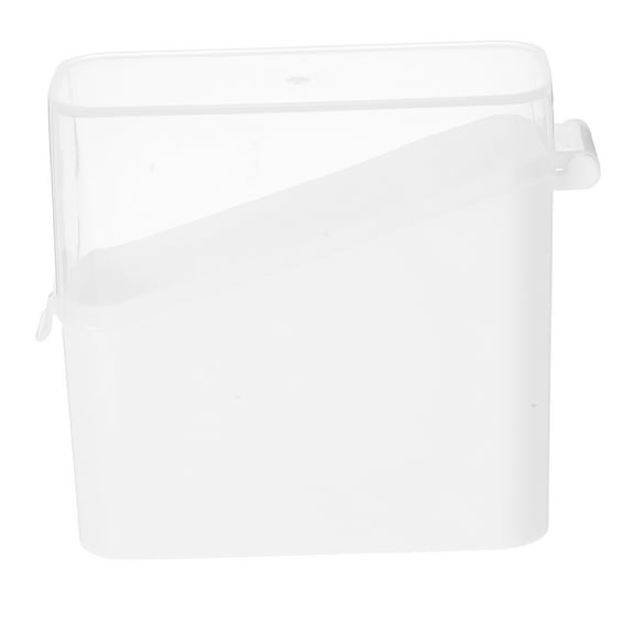 ELAYARD Cheese Block Storage Container Fridge Organization White 1Set 4.3x4.1x1.9in