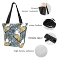 thumbnail image 4 of Pofeuu Cartoon Squirrel on Branch Print Women Fashion Shoulder Handbags Top Handle Satchel Bags Tote Shoulder Shopping Bag Stylish Canvas Tote Bag, 4 of 6