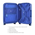 thumbnail image 2 of iFLY Roam 28" Large Expandable Hardside Spinner Checked Luggage, Sapphire Blue, 2 of 7