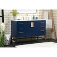 thumbnail image 2 of Elegant Decor Eugene 48" MDF Single Bathroom Vanity with Backsplash - Blue, 2 of 8