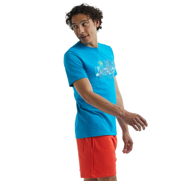 Hanes Men's Explorer Graphic Short-Sleeve 100% Cotton T-Shirt, Sizes XS-2XL