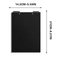 thumbnail image 2 of WFDC Top Spiral Notebook 8.3x5.6 Steno Notebook Top Spiral Notebook 60 Pages Top Bound Spiral Notebook Cover Inner Pocket,Spiral Notebook for Work Office Gift,A5 - Grid Paper - Black, 2 of 5