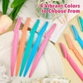 thumbnail image 3 of chalian - 88 Pcs Eyebrow Razors & Face Razors for Women in Storage Jar – 4 Color Dermaplane Razor for Women Face & Men, Safe Face Shaver with Protective Covers, 3 of 7