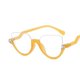 thumbnail image 3 of Gafas de lectura tipo ojo de gato de medio marco para mujer, gafas graduadas con luz azul, lupa óptica para miopía, 3 of 5