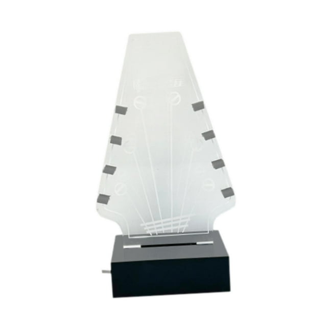 Soporte para púas de guitarra iluminado, luminoso para almacenamiento y exhibición de púas, regalo musical, práctico estante de almacenamiento,