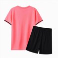 thumbnail image 4 of UAYOTSE Boys Fashion Sports Set Short Sleeve Crew Neck Top & Casual Shorts Summer Active Clothing Set,Sizes 13-14 Years, 4 of 4