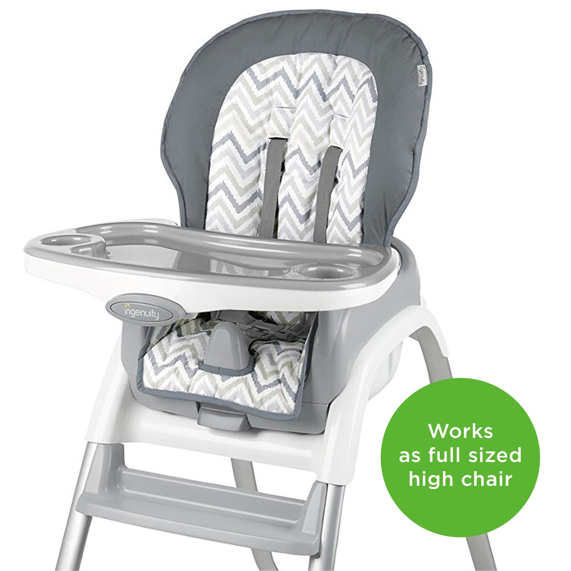 Ingenuity Trio Elite 3-in-1 High Chair, Toddler Chair, and Booster, For Ages 6 Months and Up, Unisex - Braden - image 4 of 13