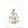 thumbnail image 1 of Simply Daisy 16" x 25" Pinecone Tree Geometric Print Hand Towel, 1 of 2