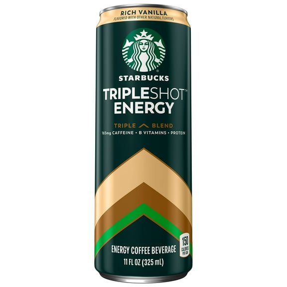 Starbucks Tripleshot Energy Coffee Beverage, Rich Vanilla Flavor, 11 fl.oz Can