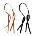 thumbnail image 1 of Cuero De La PU Correa Del Bolso Bolso De Hombro Asa De Repuesto Negro + Marrón Sunnimix Correas de monedero cruzadas desmontables, 1 of 8
