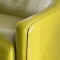 thumbnail image 4 of Isolde Leather Loveseat, Green, 4 of 7
