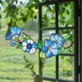 thumbnail image 4 of TIELUTT Flower Shaped Wall Hanging Indoor Home Decorative Rope for Hanging Christmas Door Hanging Decorations Small Stained Glass Window Hangings Small Christmas Lighted Hanging Christmas, 4 of 6