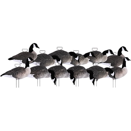Dakota Decoys Fully Flocked Silhouette Canada Goose Decoys 12PK