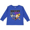 thumbnail image 3 of Inktastic Soccer Girl Girls Long Sleeve Toddler T-Shirt, 3 of 5