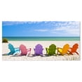 thumbnail image 2 of Design Art - Adirondack Beach Chairs, 2 of 3