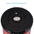thumbnail image 3 of Coffee Canister Airtight Storage Container, Coffee Container Large Airtight Stainless Steel Black Kitchen Sotrage Canister for Coffee Beans Tea Sugar(Red), 3 of 8