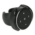 thumbnail image 1 of Kit de control remoto Bluetooth con botón para iOS y Android, control remoto Bluetooth negro con soporte para volante, 1 of 12