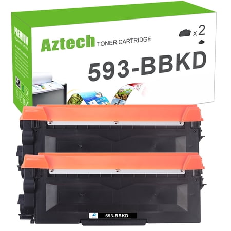 AAztech 2-Pack Compatible Toner Cartridge for Dell 593-BBKD E310dw E514dw E515dn E515dw Printer Ink (Black) price history on PriceWatchPro
