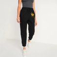 thumbnail image 2 of Outfmvch Womens Sweatpants Cargo Sweatpants For Women Womens Trousers Mid Waist Black Batterflies Prints Long Pants Loose Casual Work Office Trousers Leggings With Pockets For Women Yellow S, 2 of 9
