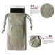 thumbnail image 2 of Funda protectora para teléfono. Estuche de transporte con bloqueo de radiación, bolsa. Forrado con tela de fibra. Cierre de cordón. Alto blindaje. Ligero y portátil. Cabe en el bolsillo, bolso, 2 of 4