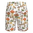 thumbnail image 6 of Kdxio Mushrooms Pattern Mens Casual Shorts - Drawstring Summer Beach Sports Shorts for Men, 6 of 9
