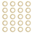 thumbnail image 2 of Abbraccia 20 Pieces Wind Chime Circles Top Circles Wooden s Wood s Wind Chime Frame for DIY Crafts Children's Toys 4 cm 3 Hole, 2 of 9