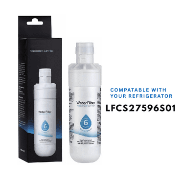 Replacement LFCS27596S01 Refrigerator Water Filter, Pack of 1