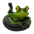 thumbnail image 1 of CJiaWei Mini Pond Decorative Frog Figures Floating Frog Pond Decoration For Outdoors Pond Decoration Garden Garden Figures Statue Garden Decoration Ornament For Garden Pond Balcony Patio, 1 of 5