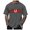Grey, variant on aDJFDGT T Shirts for Men Graphic Funny Heavyweight Men's Summer Fashion Canada National Day Partial Printed T Shirt
