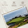 thumbnail image 6 of Elephant Stock Pebble Beach Golf Turf Wall Art - Horizontal Canvas Wall Art - Hallway Wall Decor - Hobbies And Lifestyle Canvas - Brown And Blue Decor - 36" x 24", 6 of 8