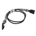 thumbnail image 1 of Retro Sports Watch Band Metal Beads Leather Strap Replacement for Honor 5 4 Applicable Wristband, 1 of 7