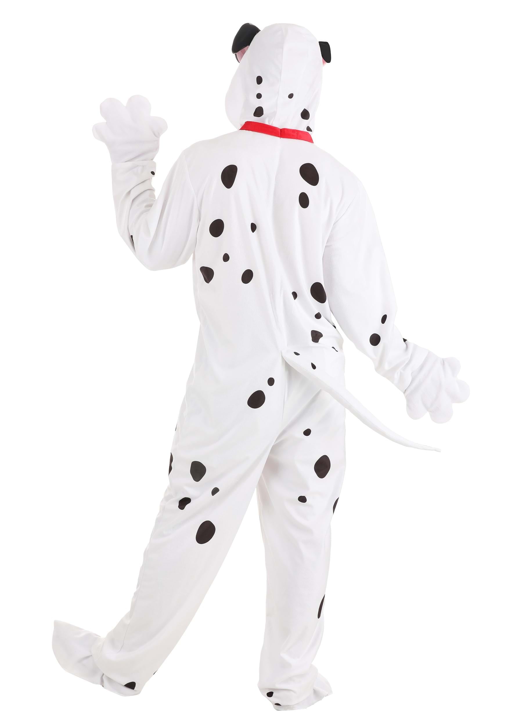 Adulti Polar Fleece Kigurumi Women dalmata Dog Costume uomo Animal