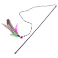 thumbnail image 3 of 2PCS Cat Wand Toy Interactive Kitten Teaser Toy Fake Feather Cat Toy Pet Cat Toy, 3 of 10