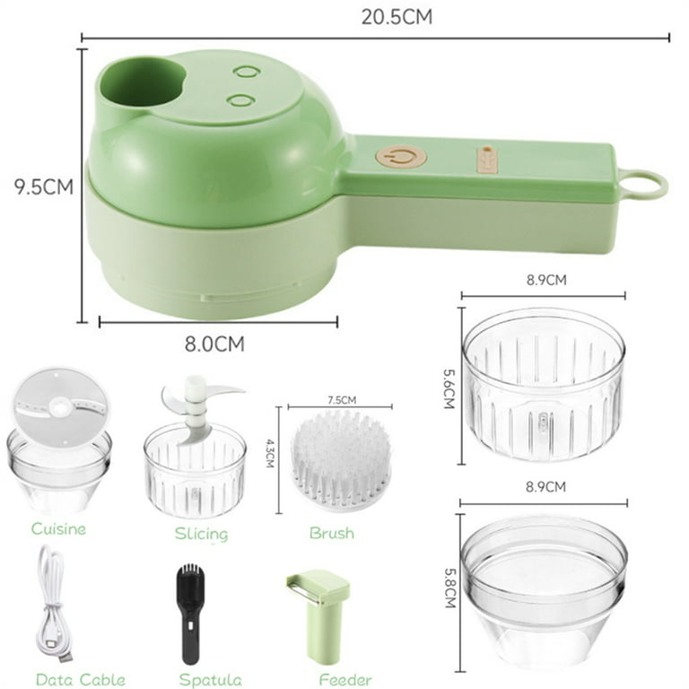 EnergyEmpire 4 in 1 Portable Electric Vegetable Cutter Set Pastry
